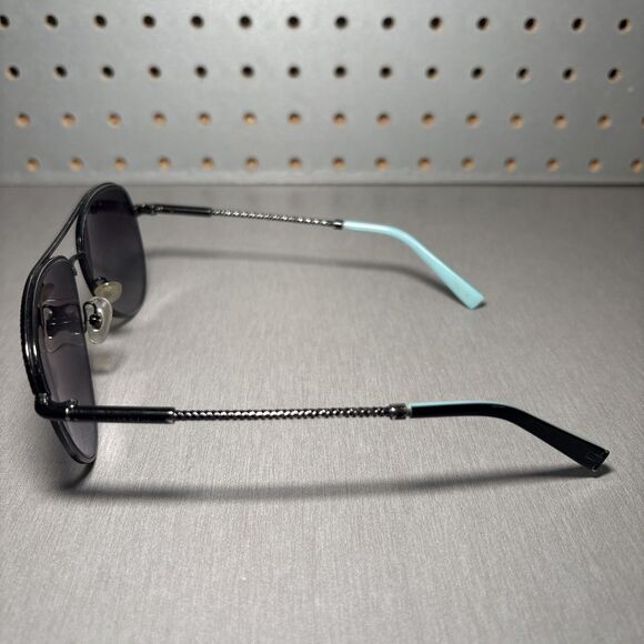 Tiffany & Co Sunglasses Aviator TF3062 Diamond Point Black Rims FRAMES ONLY main image 5